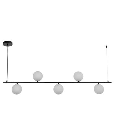 Светильник BayerLux «Пузырь матовый» 5хG9 20 Вт черный 130×12×25 см