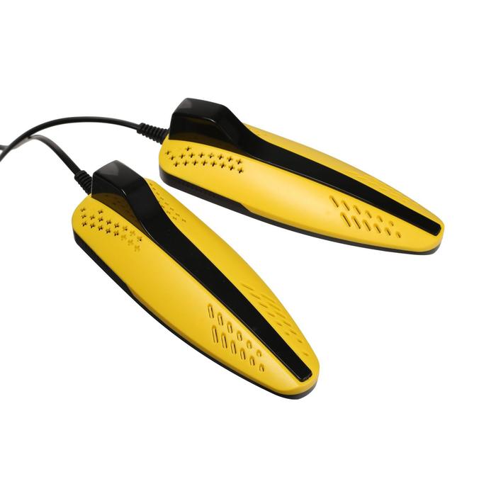 Сушилка для обуви Sakura SA-8157RY, 10 Вт, 65°С, желто-черная - Фото 1