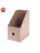 Накопитель-лоток А4, архивный, Calligrata, микрогофрокартон, 150 мм, до 1400 л, бурый  (артикул 5472123)  большой выбор товаров оптом и в розницу по низким ценам с доставкой