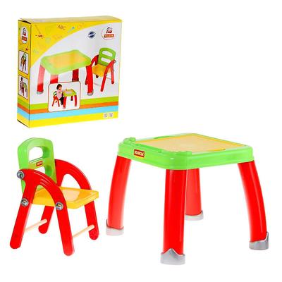 Комплект детской мебели: стол для творчества со стулом