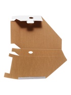 Накопитель-лоток А4, архивный, Calligrata, микрогофрокартон, 100 мм, до 900 л, белый 6485840