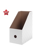 Накопитель-лоток А4, архивный из микрогофрокартона Calligrata, 150 мм, до 1400 л, белый 6485841