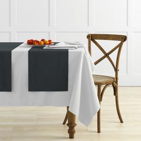 Комплект дорожек «Ибица», размер 43х140 см, цвет тёмно-серый