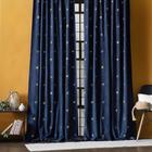 Комплект штор «Бэлли», размер 2х145х270 см, цвет синий - фото 301486759