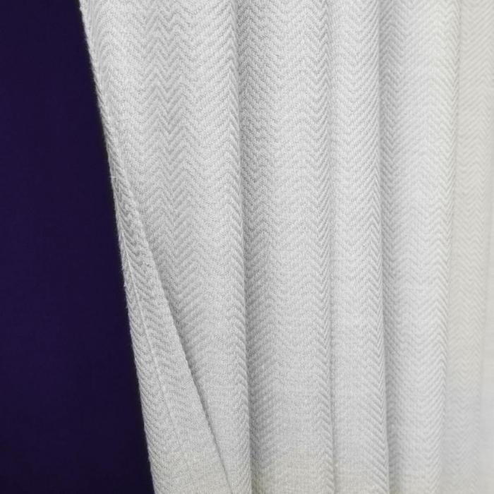 Комплект штор с подхватами «Бадди», размер 2х140х270 см, цвет белый - фото 1926178854