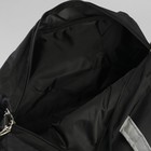 Сумка спортивная, отдел на молнии, 4 наружных кармана, цвет чёрный/серый - Фото 5
