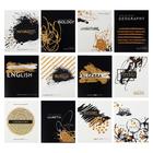 Комплект предметных тетрадей 40 листов "Сияние ", 12 предметов, обложка мелованный картон, выборочный лак с блёстками, блок офсет - Фото 1