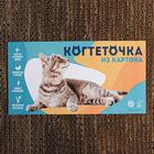 Когтеточка из картона с кошачьей мятой «Кот с рыбами», 45 × 18 см - Фото 5