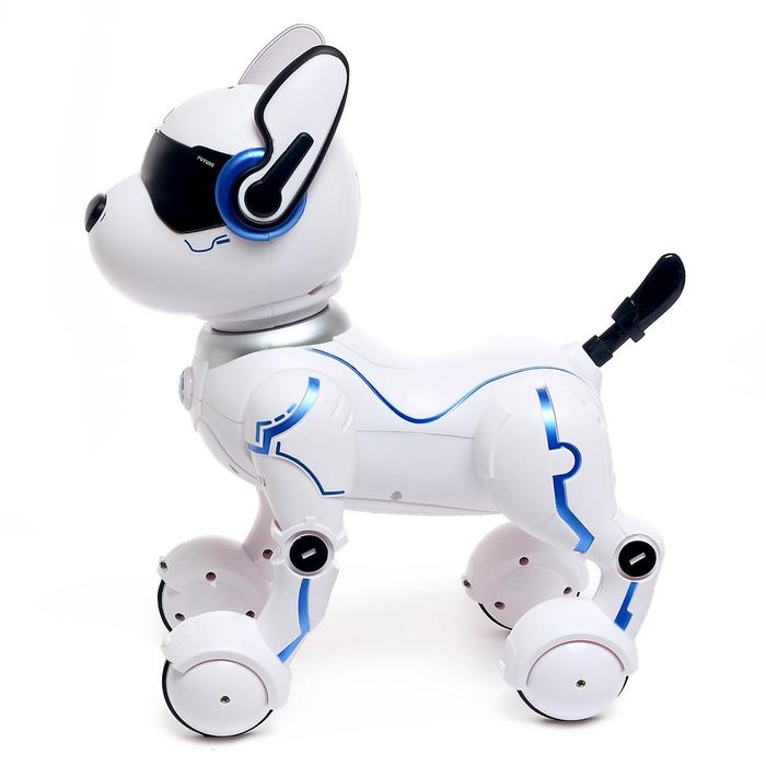 Робот собака «Фьючер» ZHORYA, на пульте управления, интерактивный: звук, свет, танцующий, музыкальный, на аккумуляторе - фото 1905753211