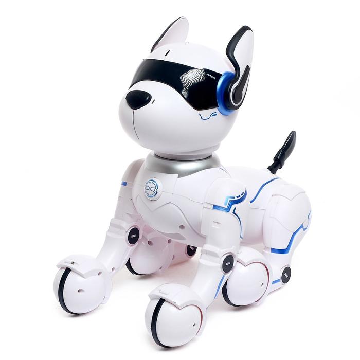 Робот собака «Фьючер» ZHORYA, на пульте управления, интерактивный: звук, свет, танцующий, музыкальный, на аккумуляторе - фото 1905753213