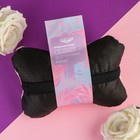 Подушка автомобильная подарочная, косточка, на подголовник, "Для тебя", велюр, бежевый, 16 х 24 см - Фото 2