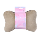 Подушка автомобильная подарочная, косточка, на подголовник, "Для тебя", велюр, бежевый, 16 х 24 см - Фото 7