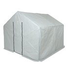 Теплица, 2.5×2.45×2.1 м, оцинкованный металл, профиль d=25 мм, чехол из спанбонда 90 г/м², МИКС - Фото 1