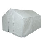 Теплица, 3.7×2.45×2.1 м, оцинкованный металл, профиль d=25 мм, чехол из спанбонда 90 г/м² - Фото 1