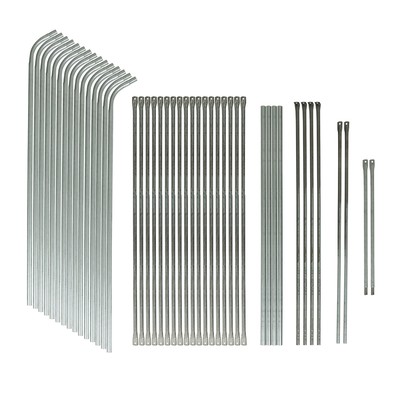 Теплица, 4.9×2.45×2.1 м, металлическая, оцинкованная, профиль d=25 мм, с чехлом 90 г/м²