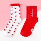 Набор женских носков KAFTAN "Love is“ 2 пары, размер 36-39 (23-25 см) - Фото 2