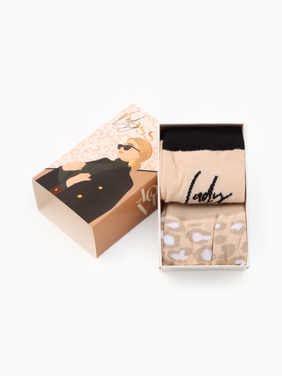 Носки женские KAFTAN Lady boss, набор 2 пары, размер 36-39 (23-25 см)