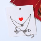 Кулоны "Неразлучники" половинки сердца, цветные в серебре, 45 см - фото 24421831 Кулоны "Неразлучники" половинки сердца, цветные в серебре, 45 см - фото 24421831