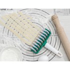 Валик для нарезки теста KONFINETTA «Сладость», фактурный, 14×17×4 см, белый - Фото 2