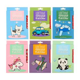 Карандаши цветные 18 цветов KidsColor, МИКС 6623815