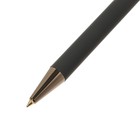 Ручка шариковая поворотная, 0.7 мм, Bruno Visconti Bergamo, стержень серый, серый металлический корпус, в металлическом футляре - Фото 4