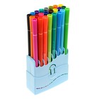 Фломастеры 24 цвета HappyColor, на водной основе, в пластиковом пенале, МИКС - фото 9570821