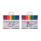 Фломастеры с утолщённым стержнем 12 цветов Joycolor Mini, в пластиковом кармане, МИКС - фото 9949410