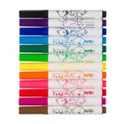Фломастеры с утолщённым стержнем 12 цветов Joycolor Mini, в пластиковом кармане, МИКС - фото 9949413