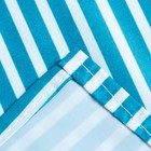 Фартук Доляна с карманами в полоску цв.синий, 70*65 см, 100% п/э - Фото 4