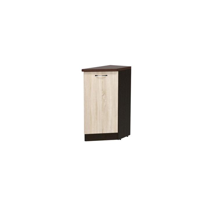 Шкаф напольный «Сабрина», завершающий, закрытый, правый, 300×600×850 мм, цвет венге/дуб сонома/дуглас тёмный - Фото 1