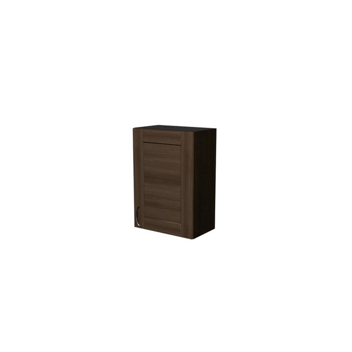 Шкаф навесной Кира 500х300х720 с 1 дверцей  венге/Квадро шимо темный
