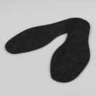 Стельки для обуви, ароматизированные, антибактериальные, 39 р-р, пара, цвет чёрный - Фото 1