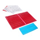 Касса букв, слогов и счета Calligrata, c цветным рисунком, А5, ПВХ - Фото 8