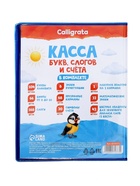 Касса букв, слогов и счета Calligrata, c цветным рисунком (оборотная), А5, ПВХ, МИКС - Фото 9