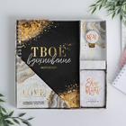 Набор флеш-карта, ежедневник, внешний аккумулятор 5000 mAh «Вдохновение», 21,5 х 21,5 см - фото 21221488