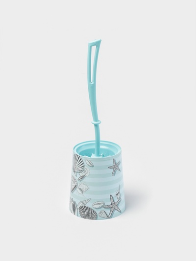 Ёршик для унитаза «Морской», 12×12×36.5 см, с подставкой