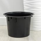 Кашпо для цветов со вставкой «Оазис», 63 л (13 л), пластик, белое - Фото 8