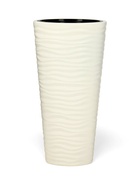 Кашпо для цветов со вставкой «Оазис», 43 л (10 л), пластик, белое - Фото 1