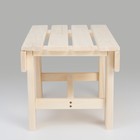 Лавочка низкая , наличник, липа "Добропаровъ", 60×33×30 см - Фото 5