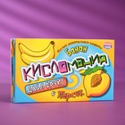 Жевательные конфеты «Кисломания дабл фрукт», банан и персик, 16 г - фото 109588157