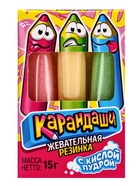 Жевательная резинка «Карандаши», 15 г - Фото 2