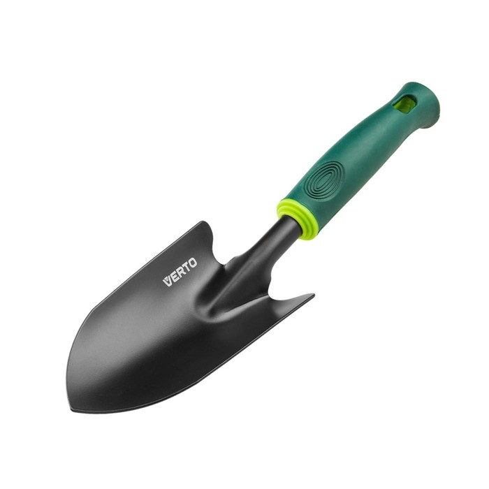 Совок посадочный, длина 34 см, сталь, рукоятка прорезиненная - Фото 1