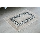 Коврик для дома Доляна «Зебра», 40×60 см, молочный - Фото 2