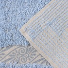 Коврик для дома Доляна «Вензель», 40×60 см, голубой - Фото 4