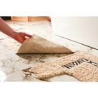 Набор ковриков для ванной и туалета Доляна «Зебра», 2 шт, 40×40, 40×60 см, цвет молочный - Фото 2