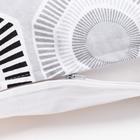 Наволочка декоративная 40×40 см, Circle black, 100% хлопок - Фото 3