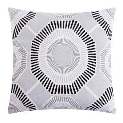 Наволочка декоративная «Этель» Circle black, 40×40 см, 100% хлопок