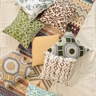 Наволочка декоративная 40×40 см, Circle beige, 100% хлопок - Фото 2