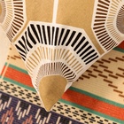 Наволочка декоративная 40×40 см, Circle beige, 100% хлопок - Фото 4