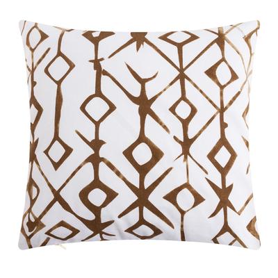 Наволочка декоративная 40×40 см, Ethnos beige, 100% хлопок